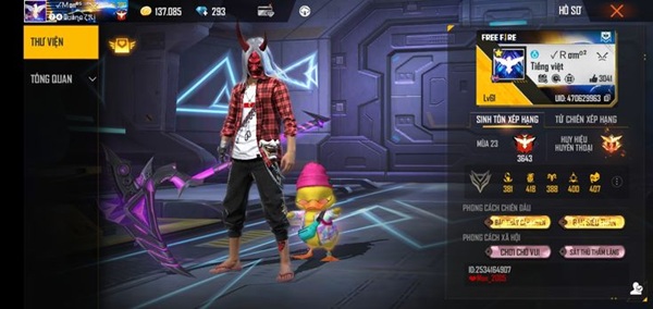 ảnh acc ff giàu 22