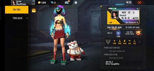 ảnh acc ff giàu 23