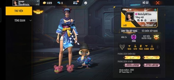 ảnh acc ff giàu 36