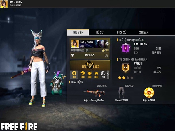 ảnh acc ff giàu 9