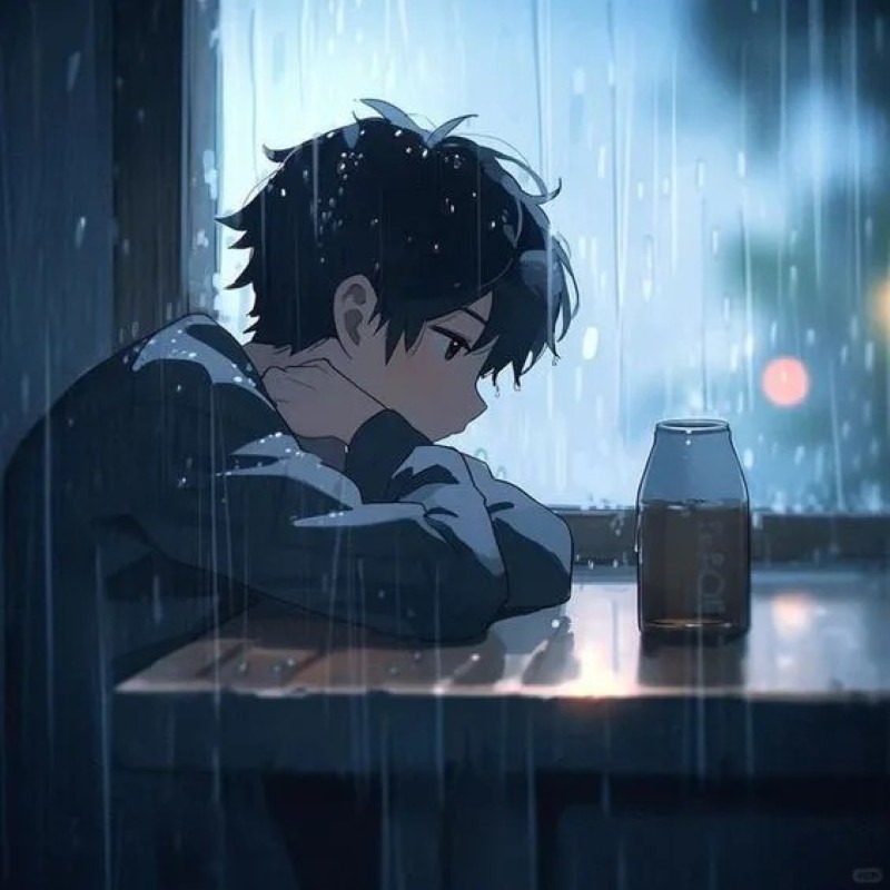 ảnh anime buồn 16