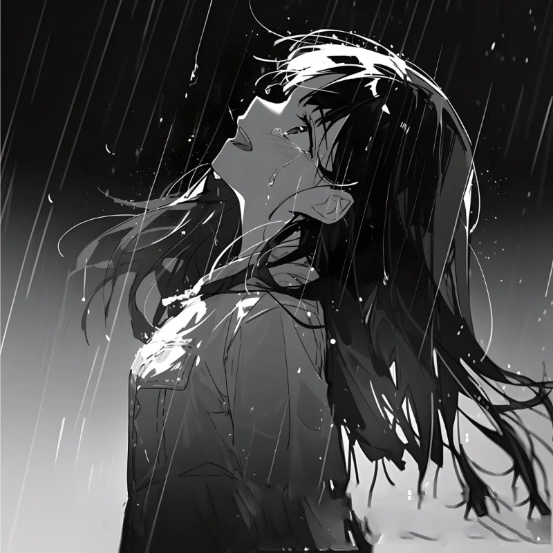 ảnh anime buồn 6