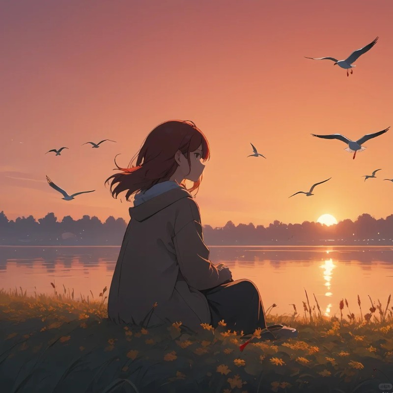 ảnh anime girl buồn