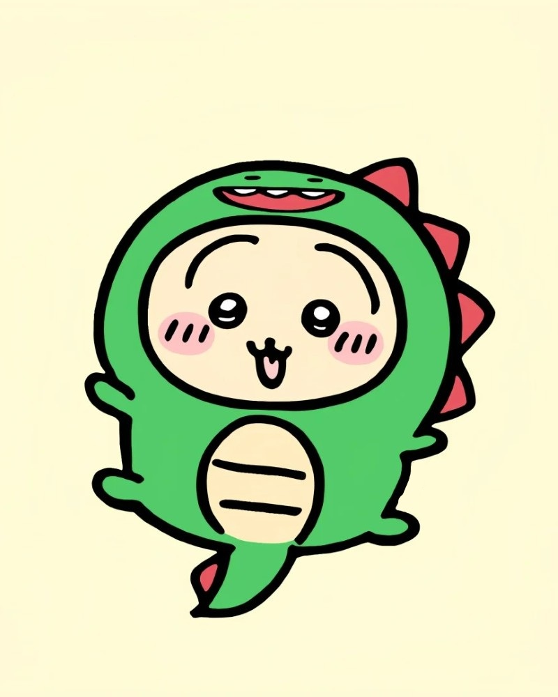 ảnh anime khủng long cute