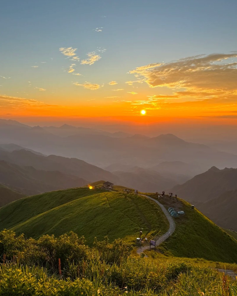 ảnh bình minh ở quê