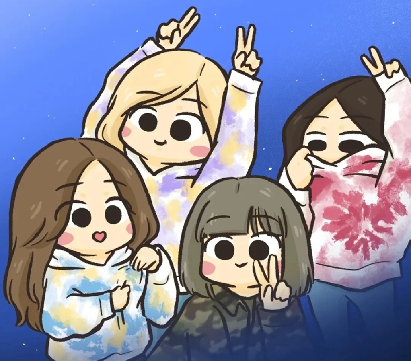 ảnh blackpink cute cả nhóm 8