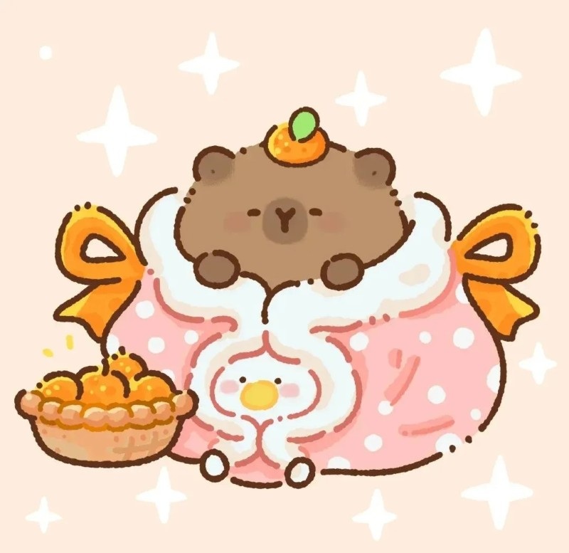 ảnh capybara dễ thương 34