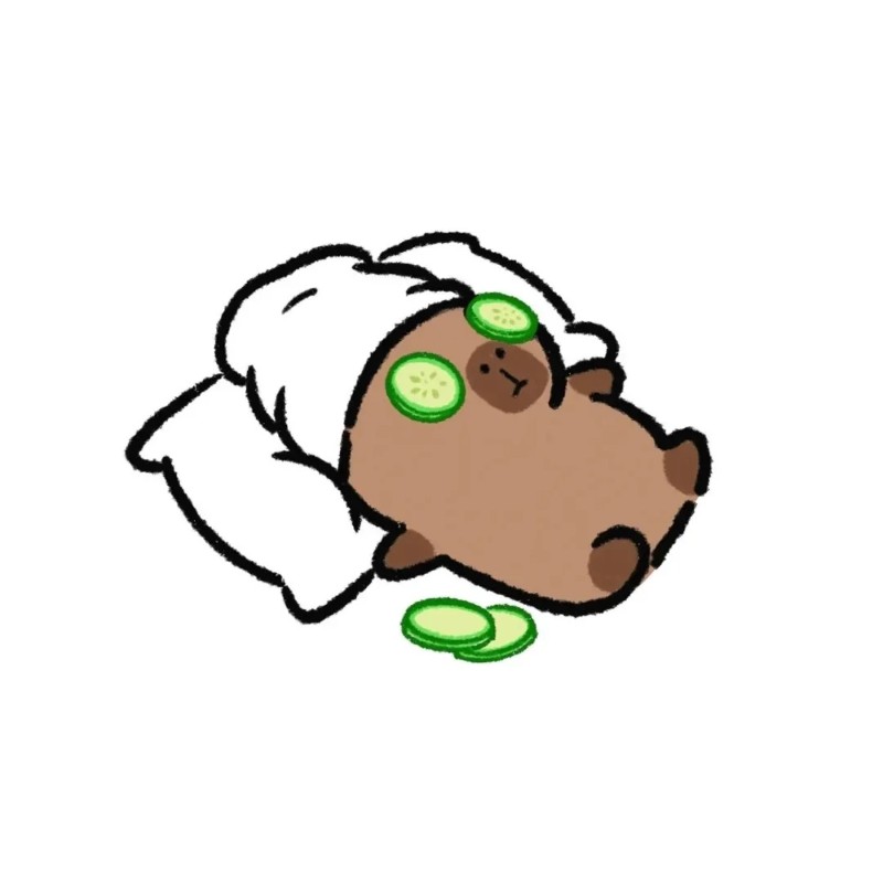 ảnh capybara dễ thương 5