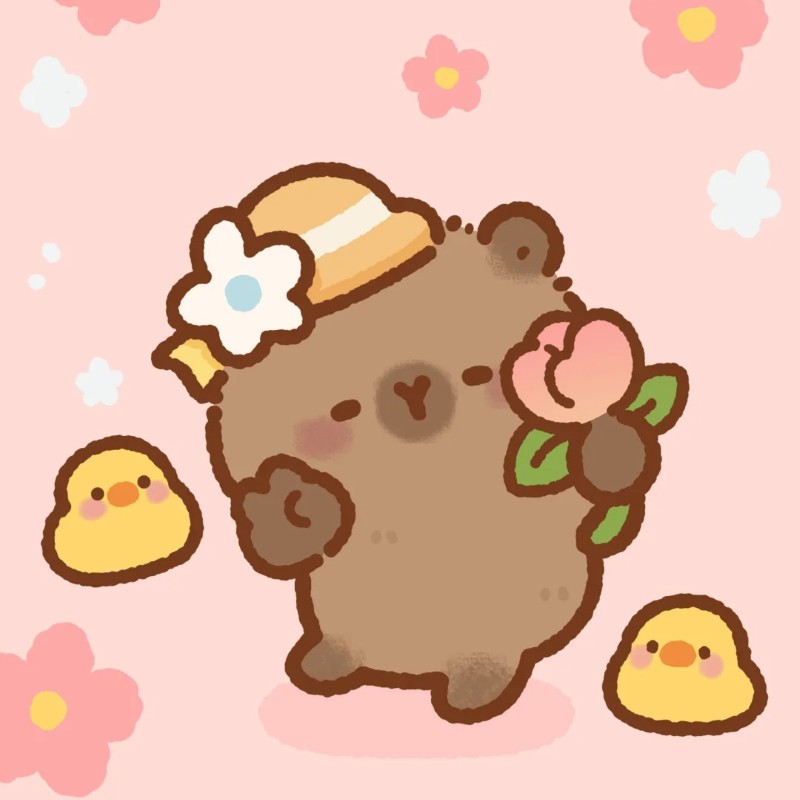 ảnh capybara dễ thương 8