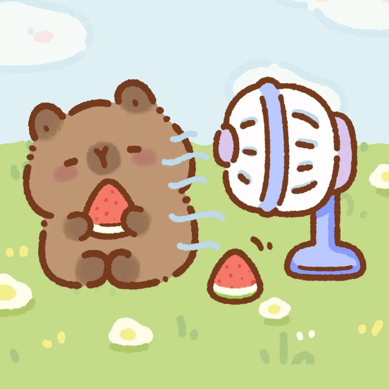 ảnh capybara dễ thương 9