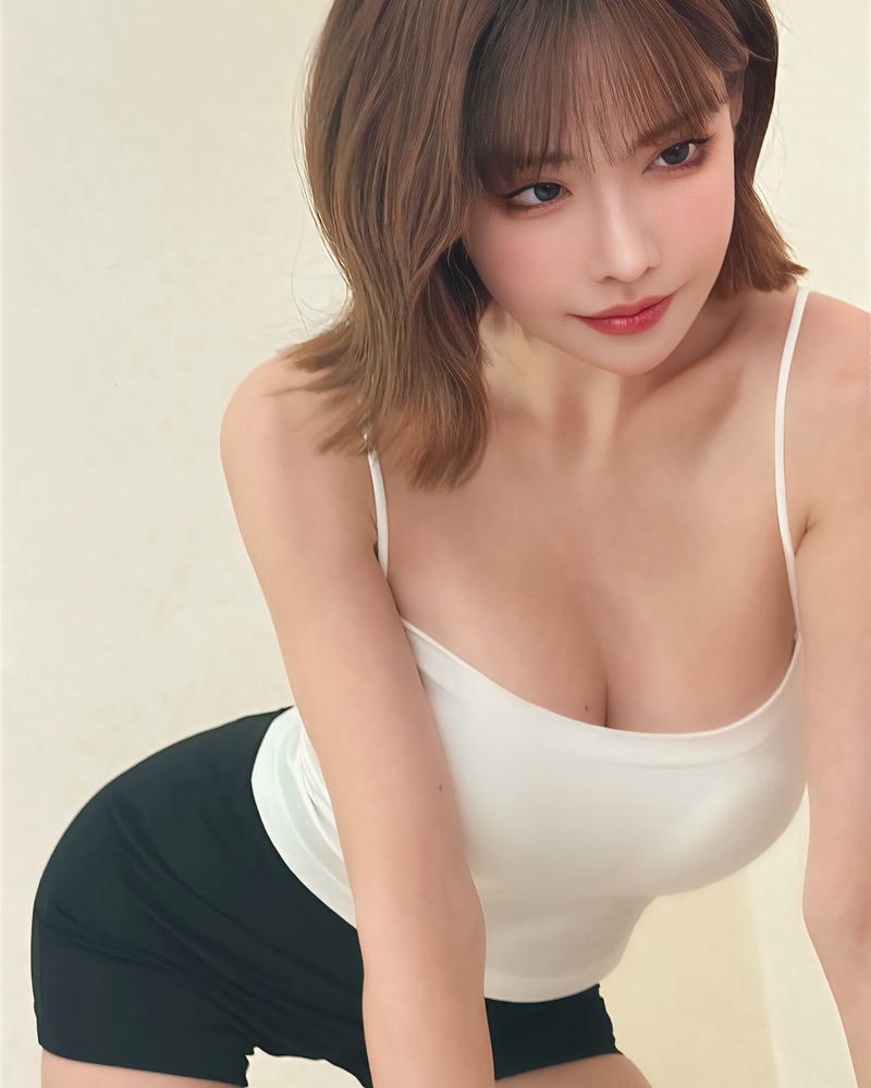 Fukada Eimi áo croptop khoe dáng