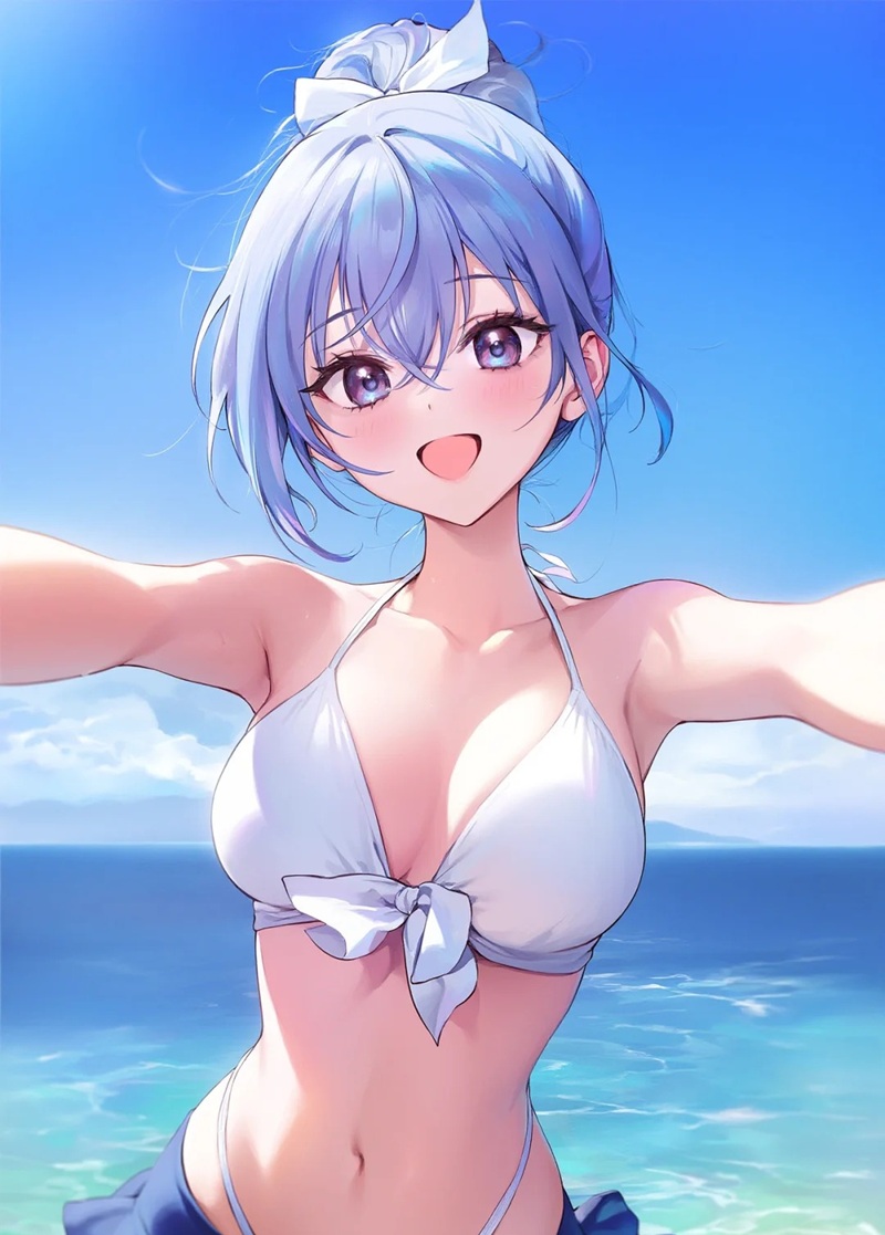 ảnh gái anime mặc bikini 1