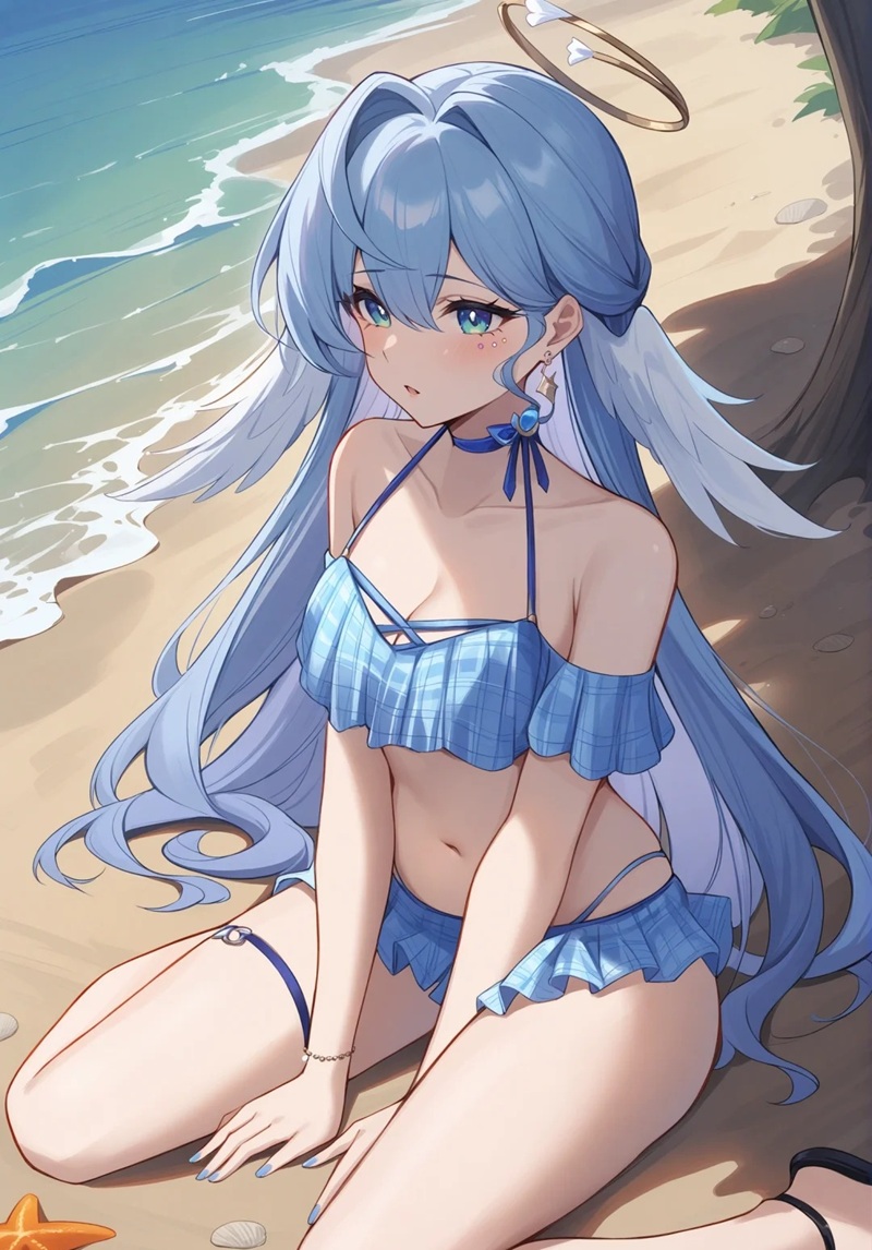 ảnh gái anime mặc bikini 16