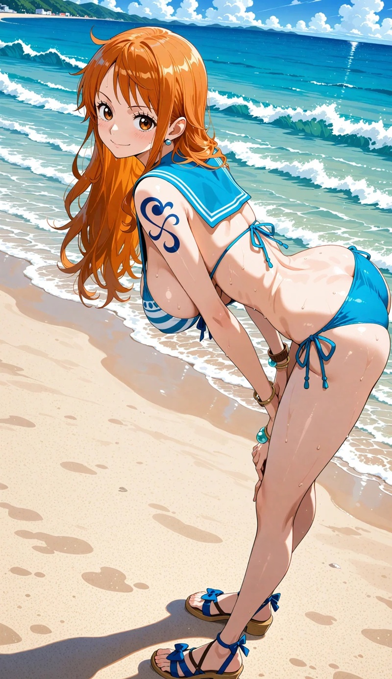 ảnh gái anime mặc bikini 19