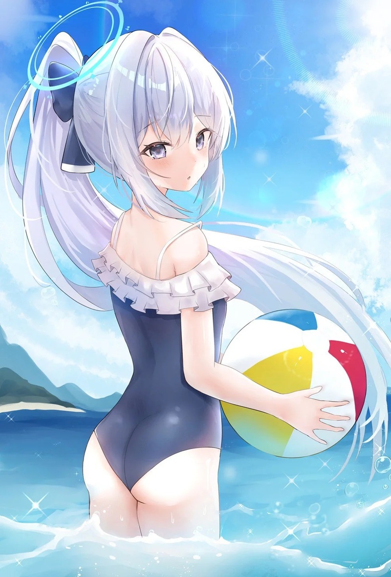ảnh gái anime mặc bikini 23