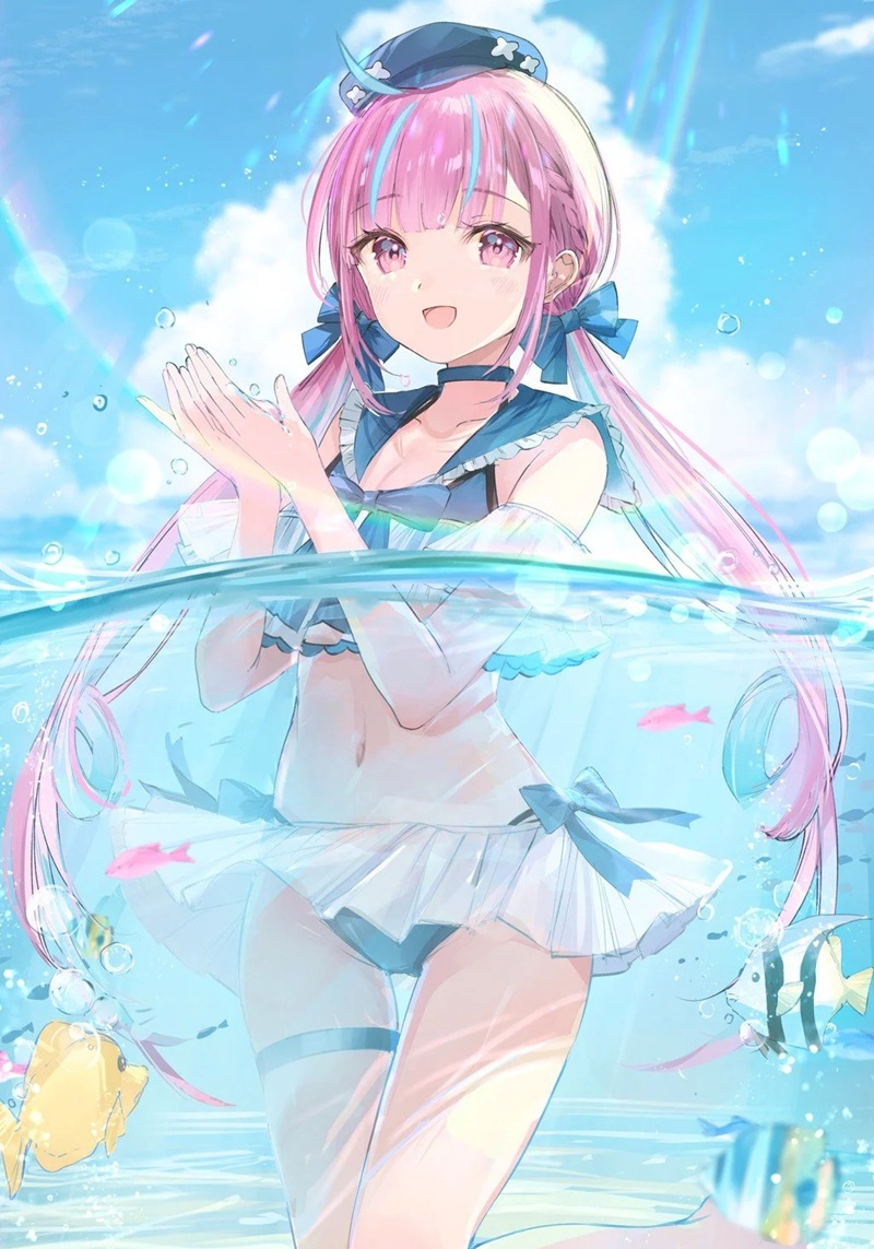 ảnh gái anime mặc bikini 25