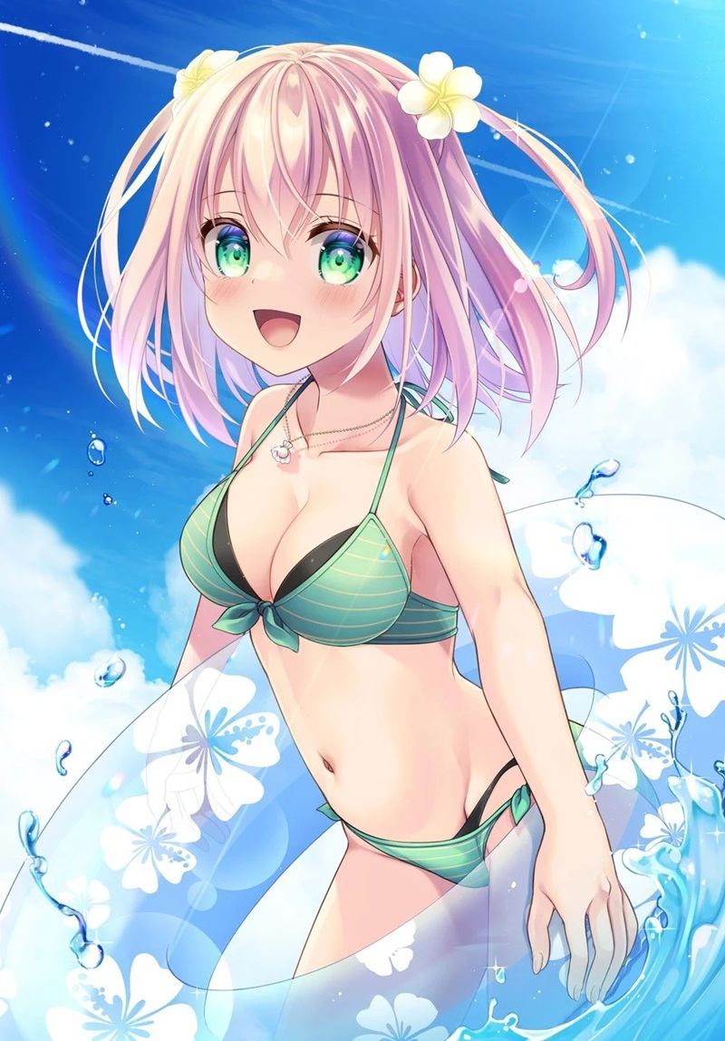 ảnh gái anime mặc bikini 27