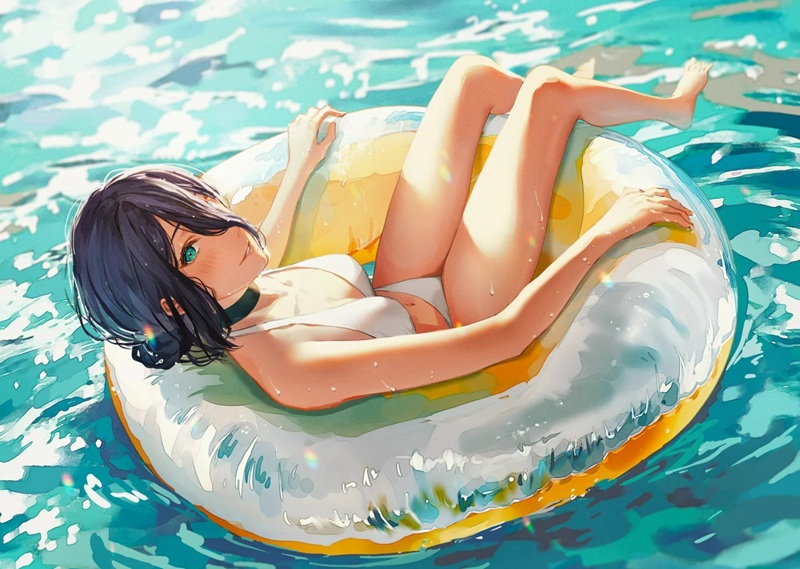 ảnh gái anime mặc bikini 3