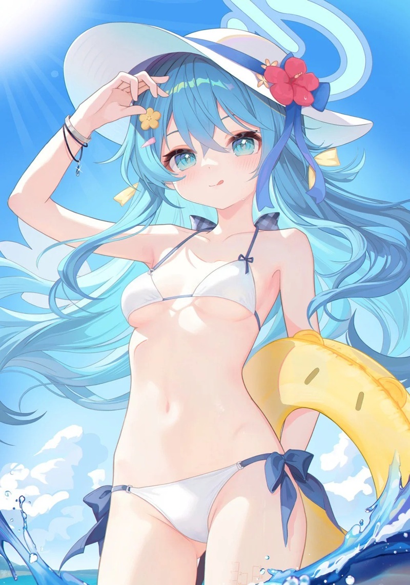 ảnh gái anime mặc bikini 30