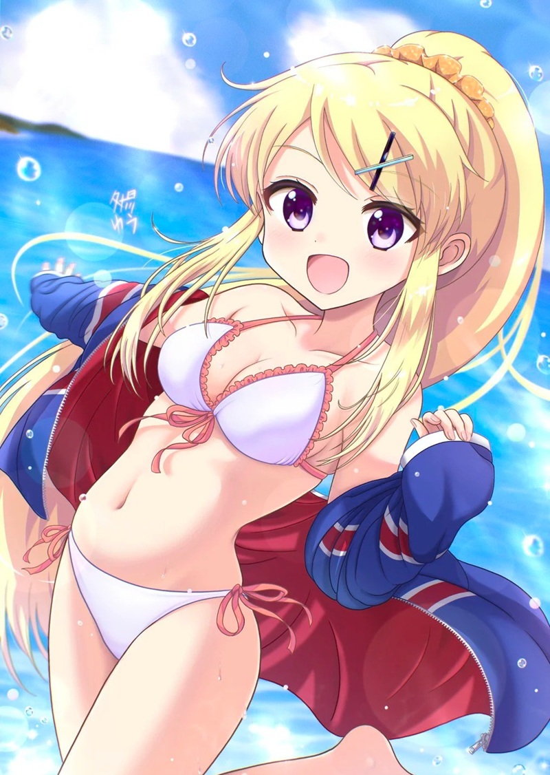ảnh gái anime mặc bikini 33