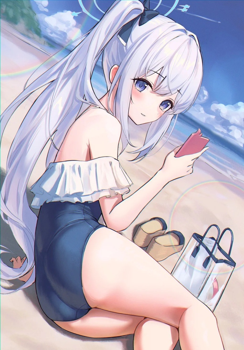 ảnh gái anime mặc bikini 35