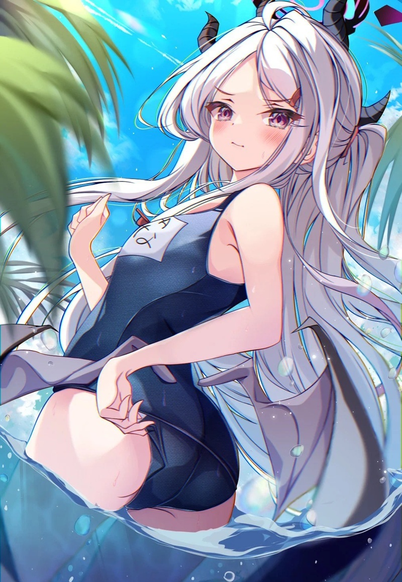 ảnh gái anime mặc bikini 36