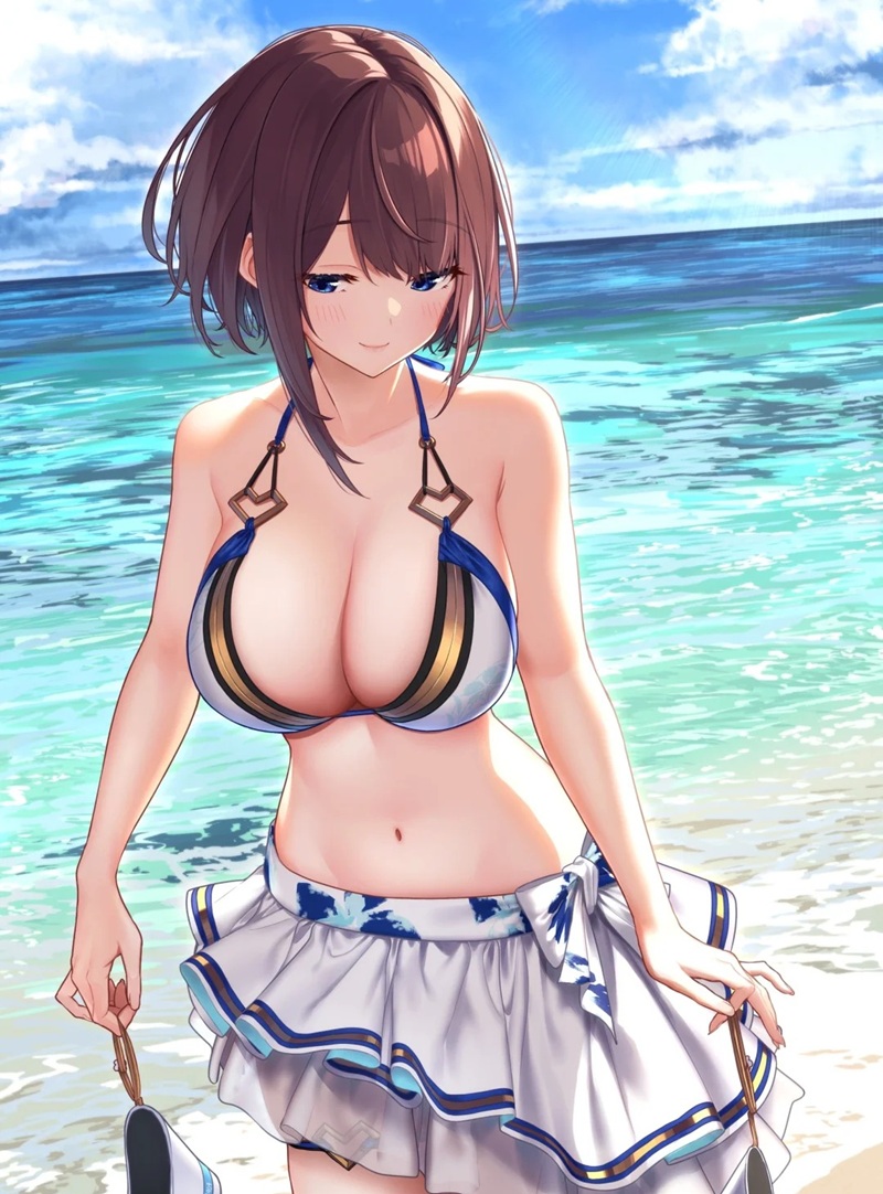 ảnh gái anime mặc bikini 6