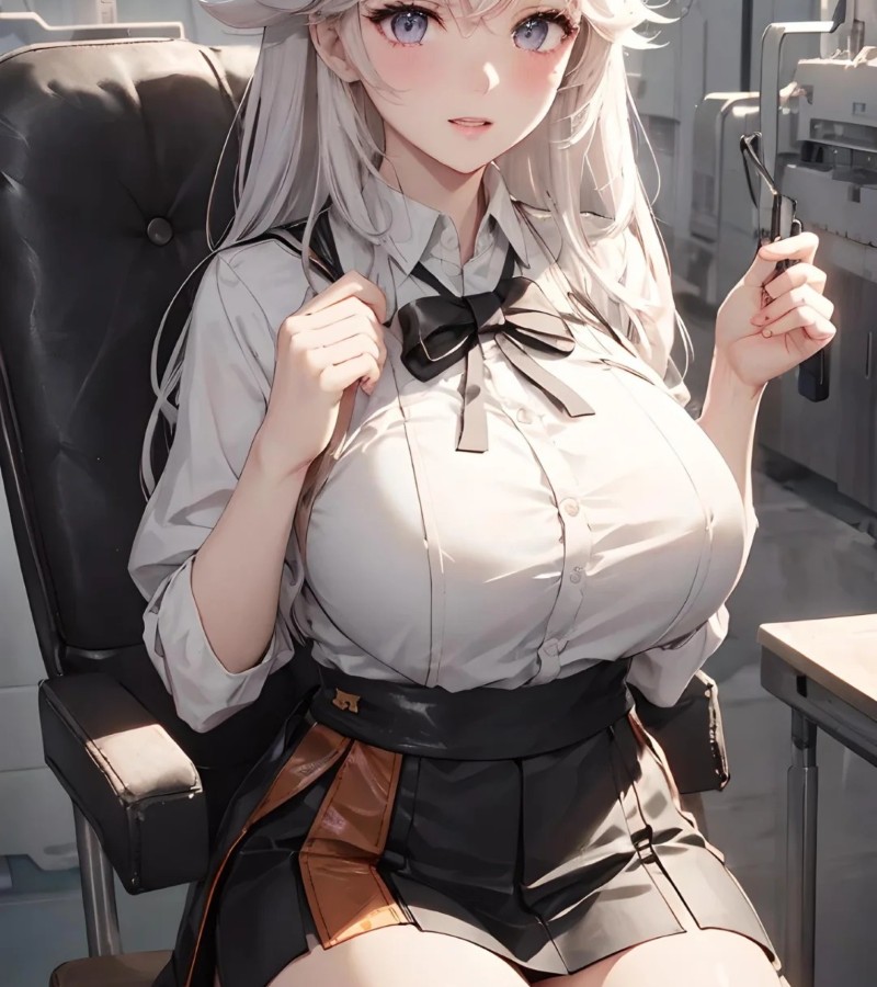 ảnh gái anime mlem to tròn