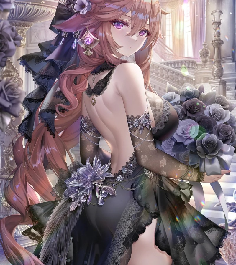 ảnh gái anime to tròn 2