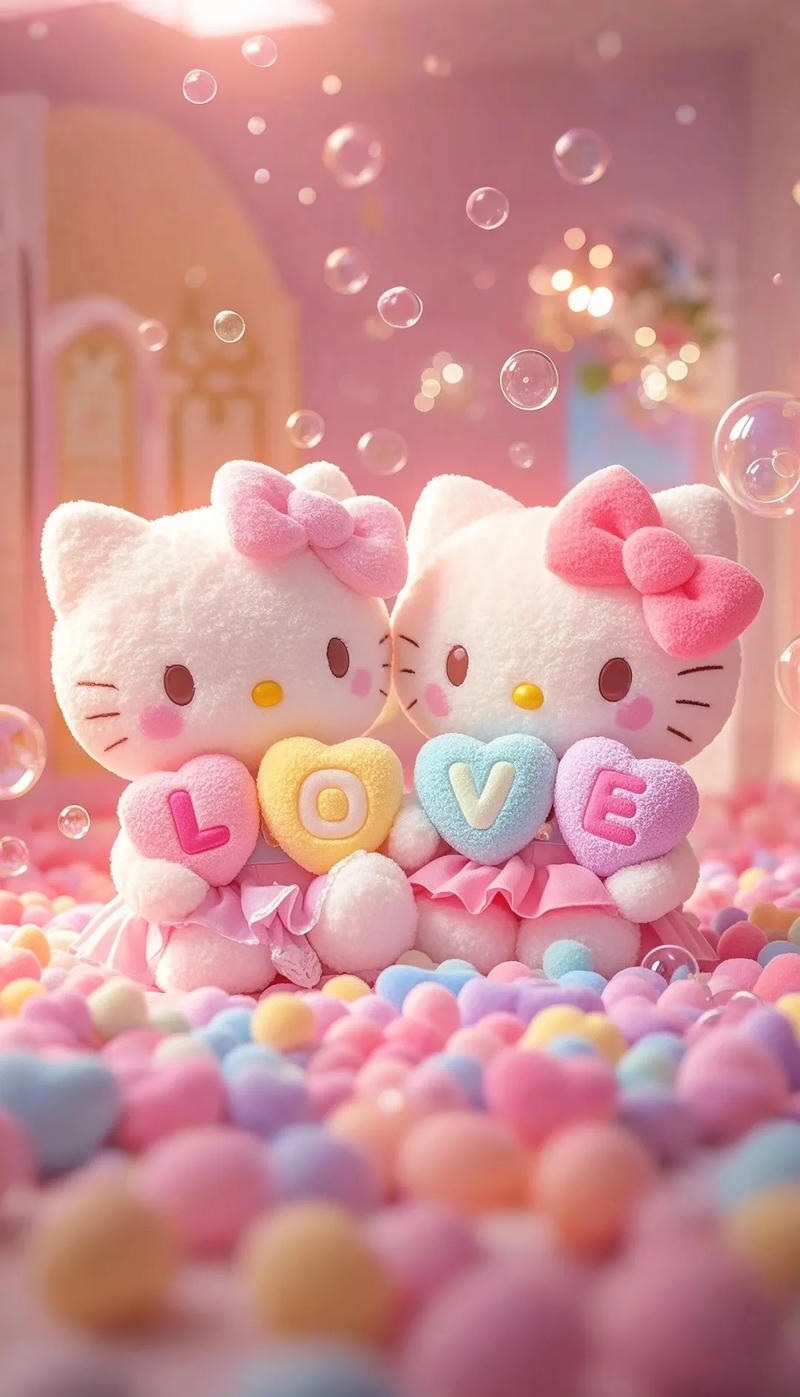 hình Hello Kitty cute đáng yêu phong cách kawaii