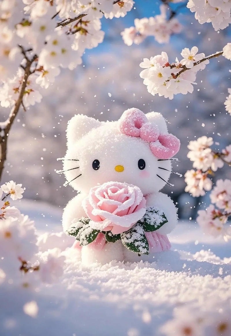 ảnh Hello Kitty cute vô tri đáng yêu cho avatar
