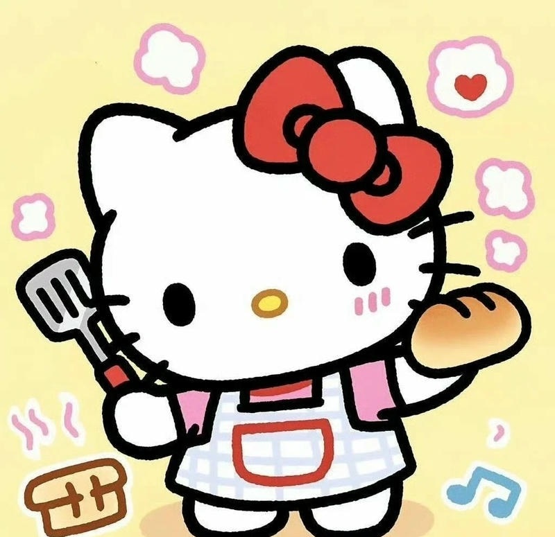 hình nền Hello Kitty phong cách kawaii dễ thương