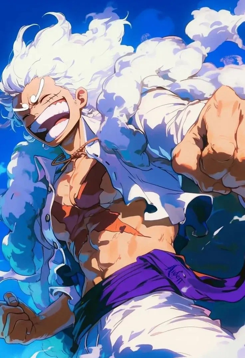 ảnh luffy gear 5 11