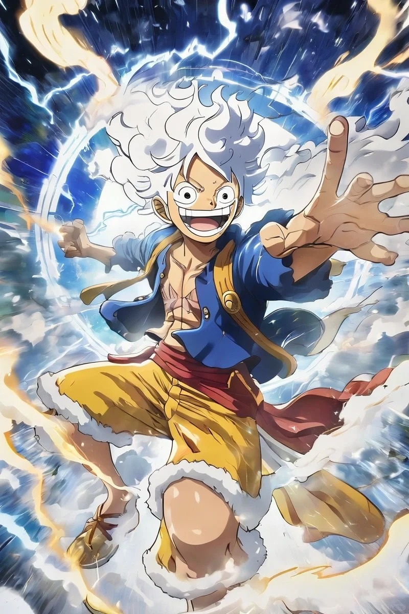 ảnh luffy gear 5 2