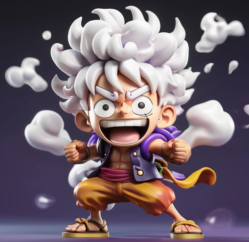 ảnh luffy gear 5 3
