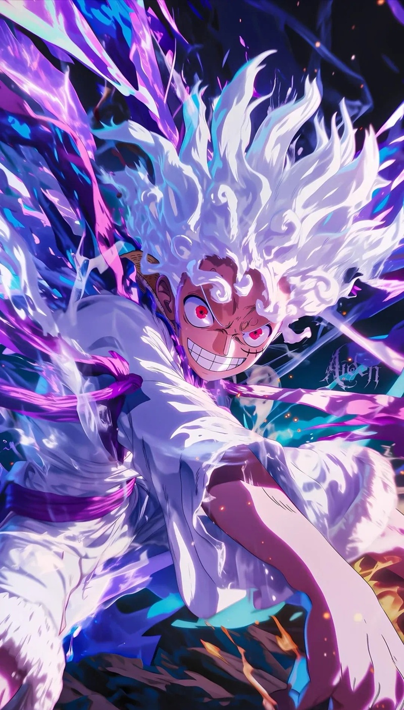 ảnh luffy gear 5 6