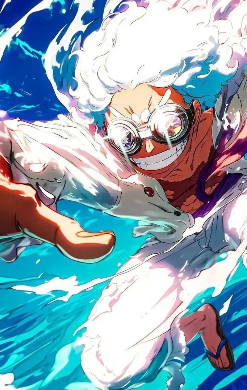 ảnh luffy gear 5 8
