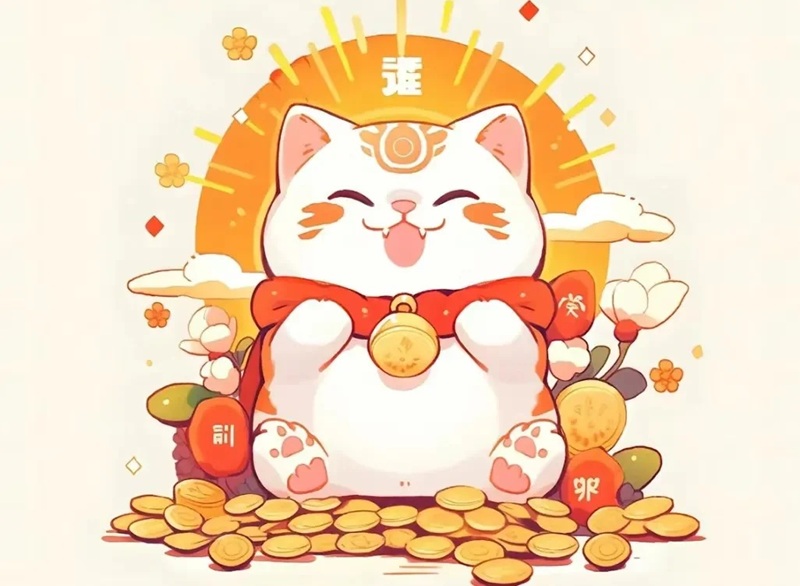 ảnh mèo thần tài 12