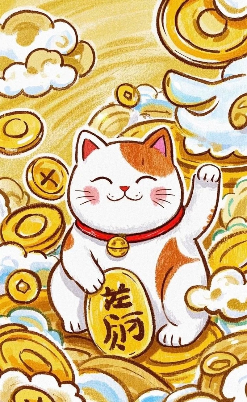 ảnh mèo thần tài 17