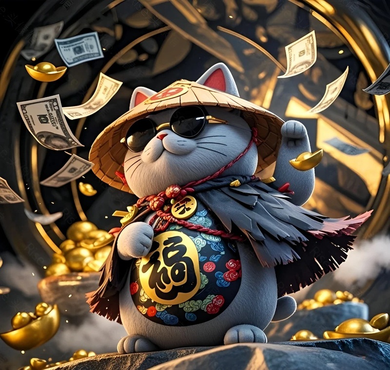 ảnh mèo thần tài 23