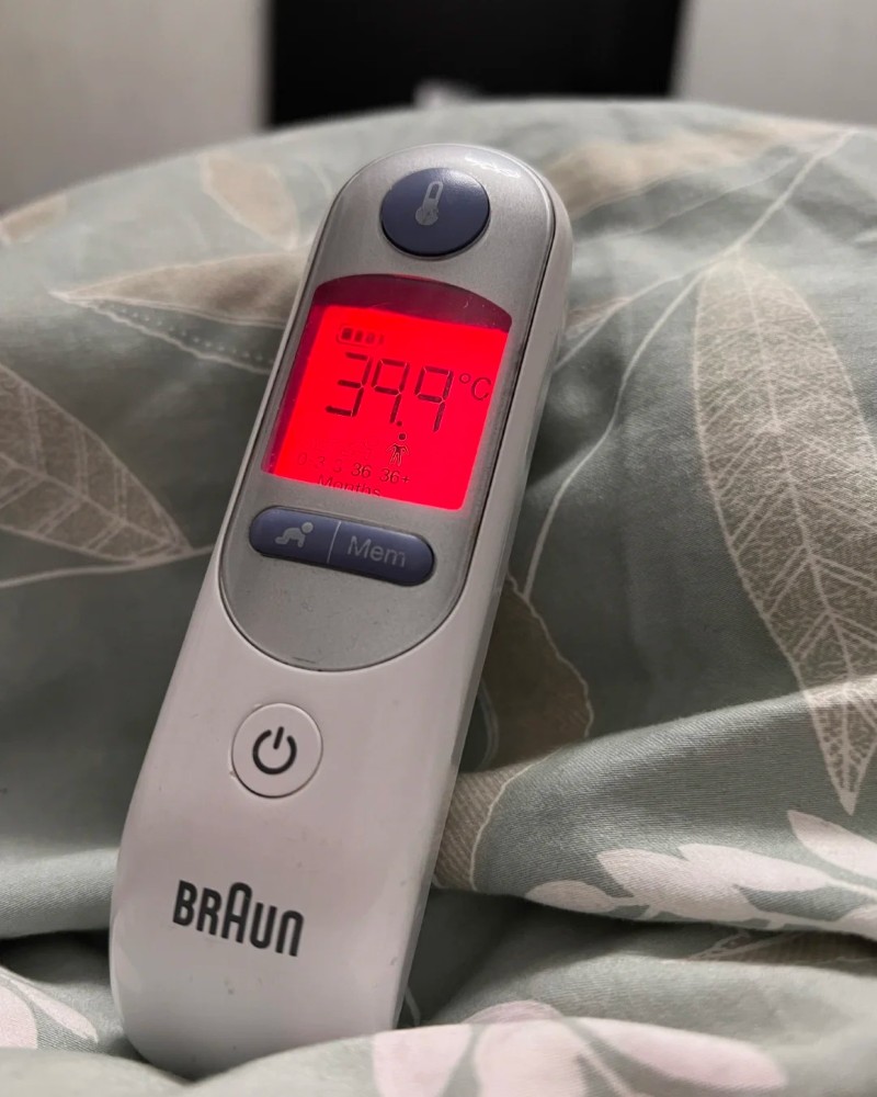 ảnh sốt 39 độ 39