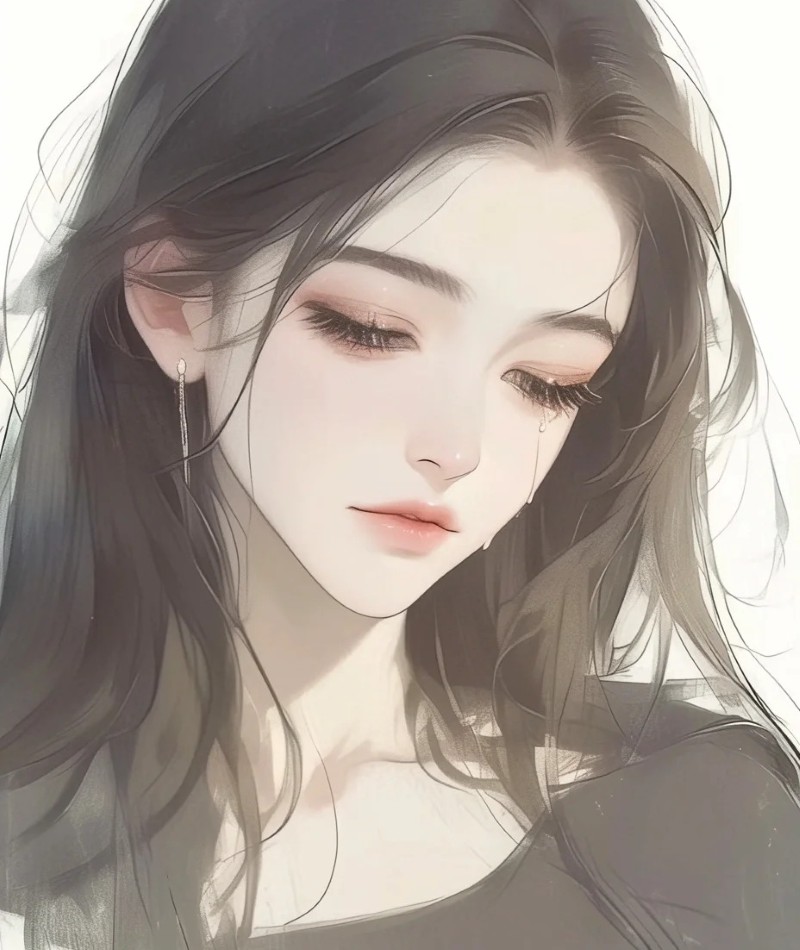 cô đơn ảnh buồn khóc