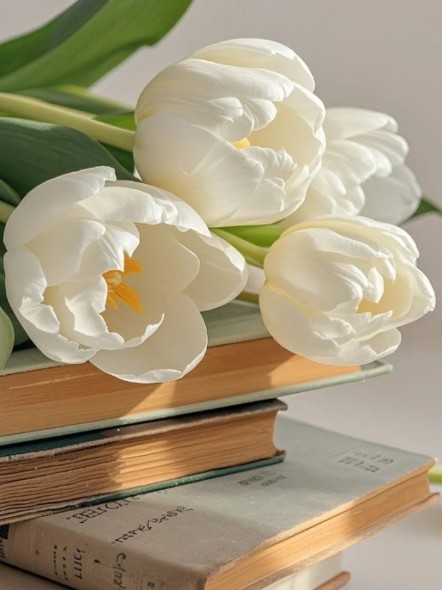 ảnh hoa tulip trắng 27