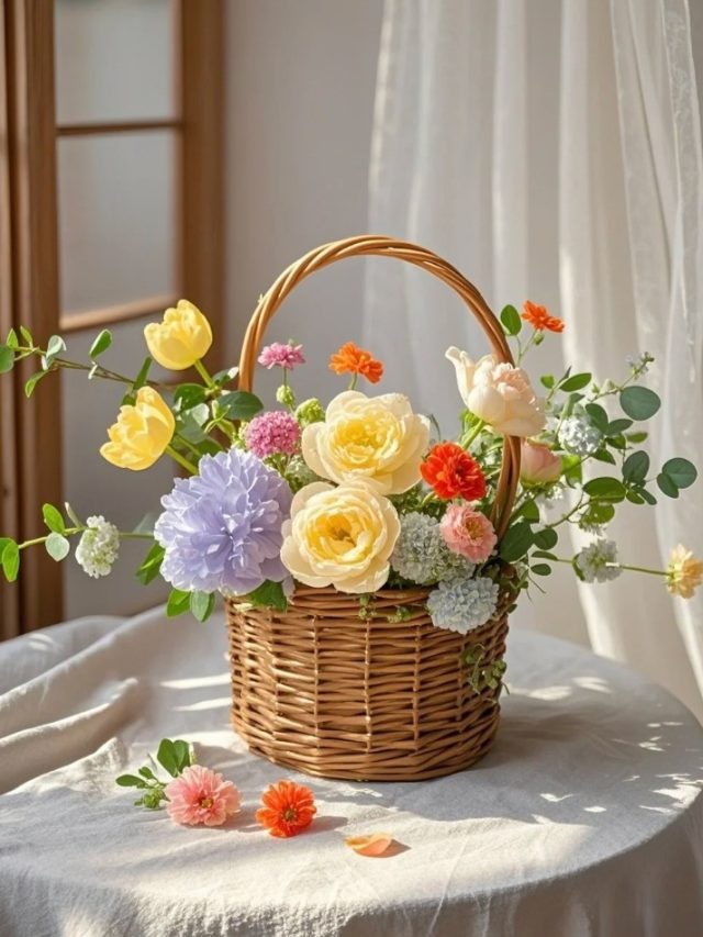 hình ảnh giỏ hoa đẹp 29