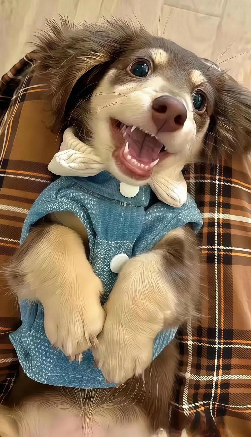 chú chó đang nhìn chủ nhân