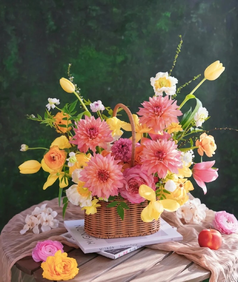 hình ảnh giỏ hoa đẹp 13