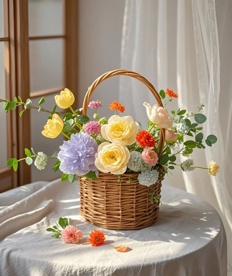 hình ảnh giỏ hoa đẹp 29