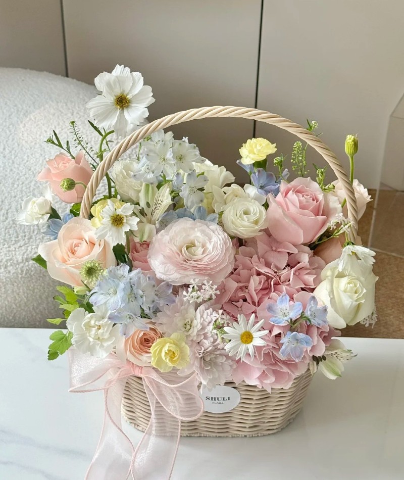 hình ảnh giỏ hoa đẹp 3