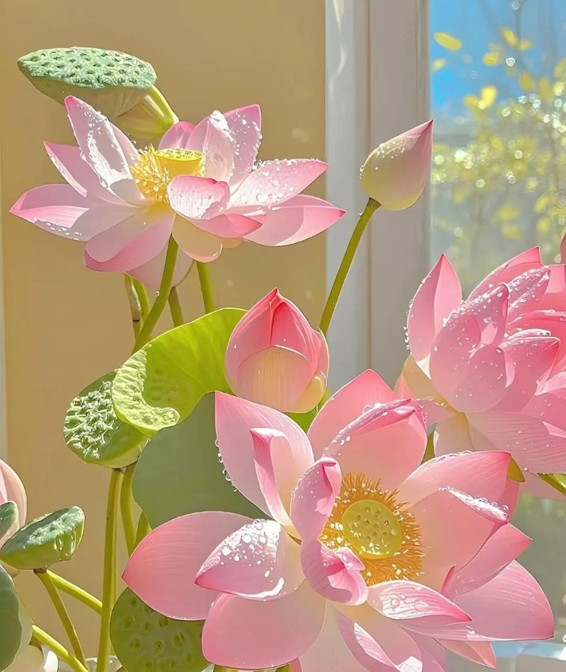 hình ảnh hoa sen đẹp tuyệt trần