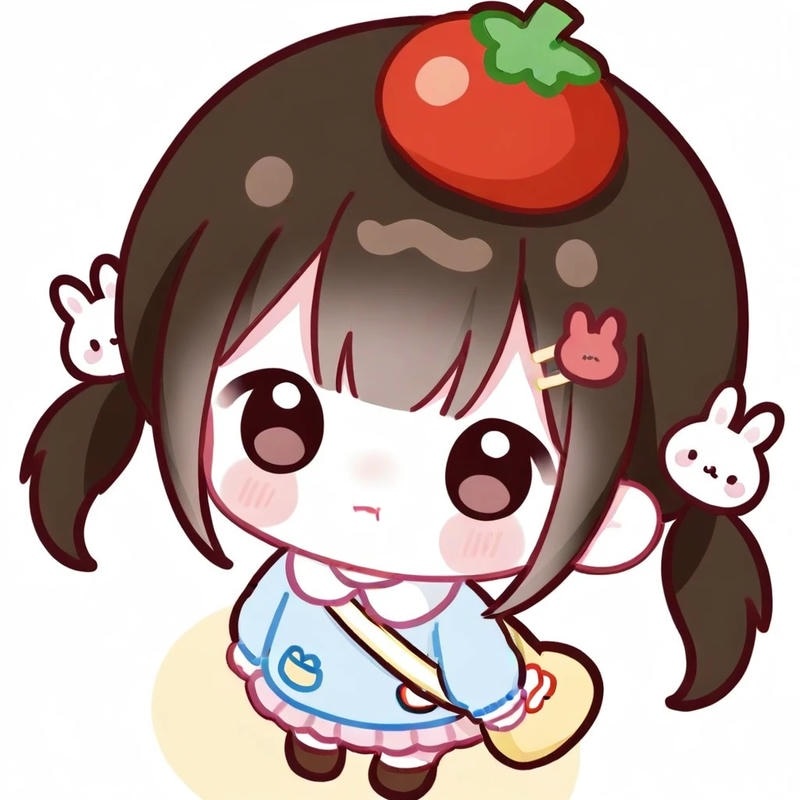 nhân vật chibi mặc đồng phục học sinh